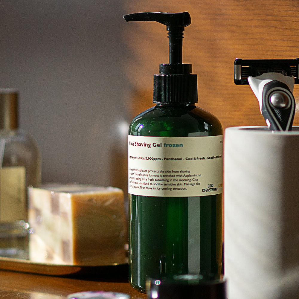 LAZY SOCIETY Cica Shaving Gel Frozen 250ml 8.45 fl oz