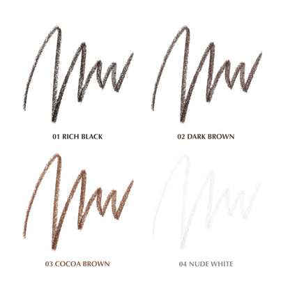 SELF BEAUTY Veganize Slim Gel Pencil Eyeliner 2mm 0.12g / 0.004 fl oz